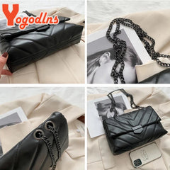 Women Crossbody Bag Chain Shoulder Handbag