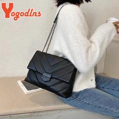 Women Crossbody Bag Chain Shoulder Handbag