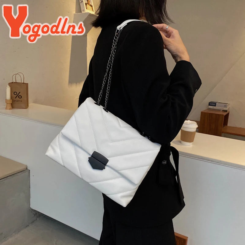 Women Crossbody Bag Chain Shoulder Handbag