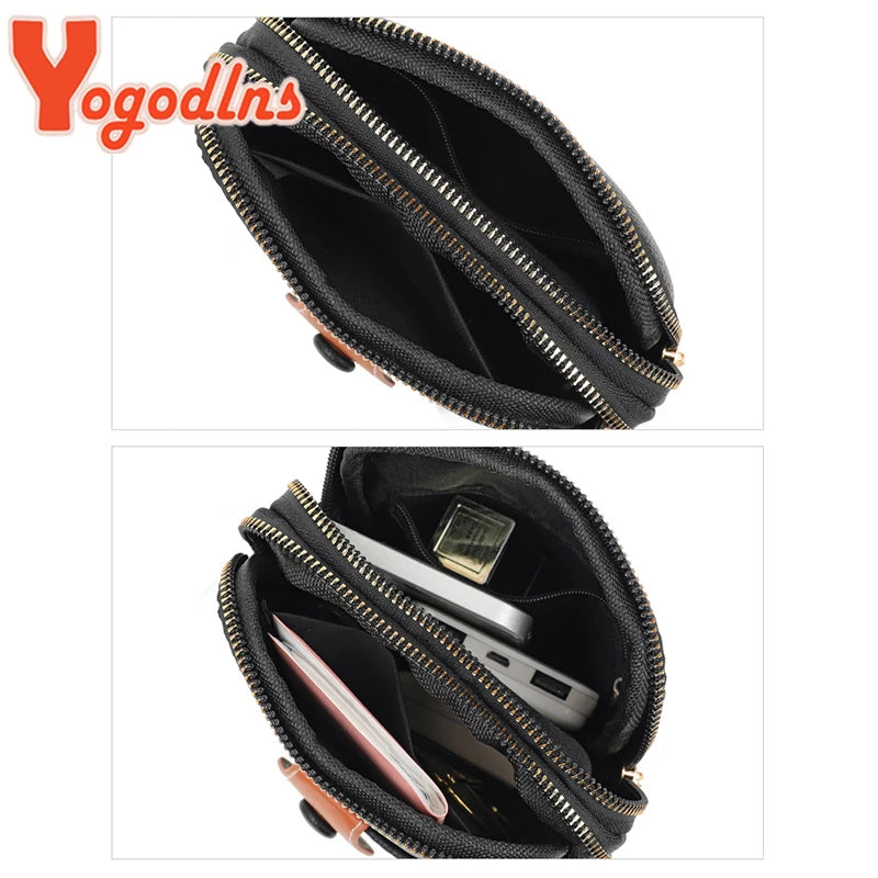 Women's PU Leather Crossbody Bag Multi-layer Messenger Handbag