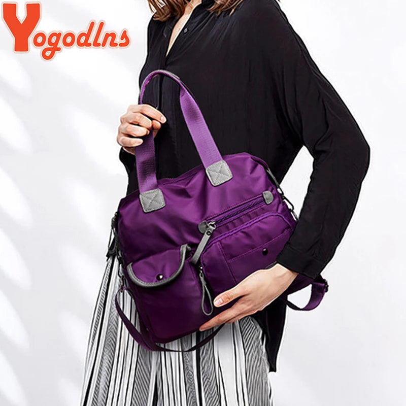 Nylon Women Messenger Bags Large Capacity Handbag
