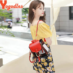 Casual Plaid Shoulder Bag Stitching Back Pack Female Totes Crossbody Bags Women