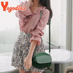 PU Leather Women Shoulder Bag Female Purse and Handbags Girls Crossbody Bag