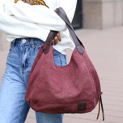Girl Tote Bag Leisure Bag Canvas Handbag Modern Style