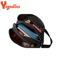 Nylon Shoulder Bag Women Leisure Waterproof Messenger Bag Shopping Lady Handbag