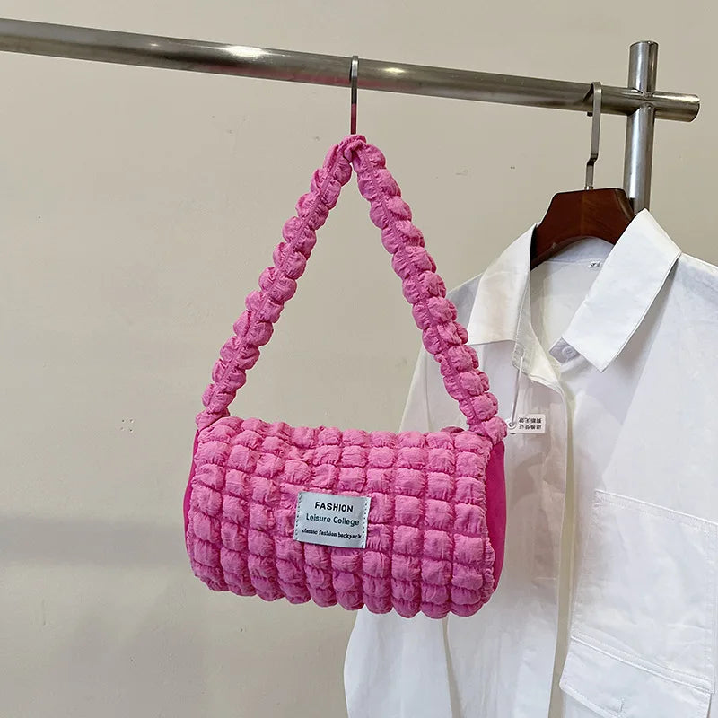Summer Bubble Shoulder Bag For Women Candy Handbag Casual Girls Tote