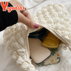 Summer Bubble Shoulder Bag For Women Portable Handbag Girls Armpit Bag