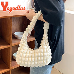 Summer Bubble Shoulder Bag For Women Portable Handbag Girls Armpit Bag
