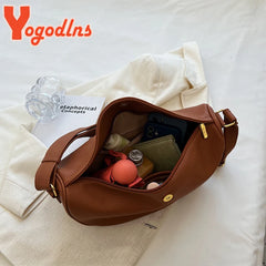 Vintage Dumpling Bag Soft Leather Crossbody Handbag Purse