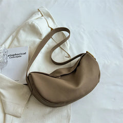 Vintage Dumpling Bag Soft Leather Crossbody Handbag Purse