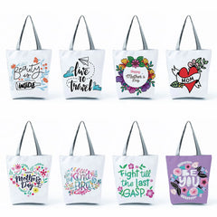 You Are My Sunshine Print Tote Bag Women's Customizable Handbags