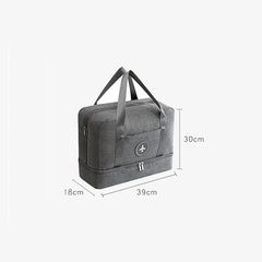 Men's Wet Dry Separation Travel Bag Waterproof Sports Shoes Storage