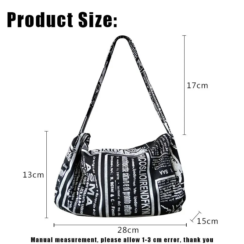 Retro Handbag Canvas Shoulder Totes Vintage Top Handbags Small Bags Clutch