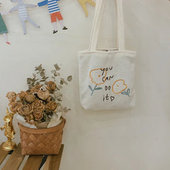 Plush Shoulder Bag Flower Embroidery Handbag Casual Tote Bags