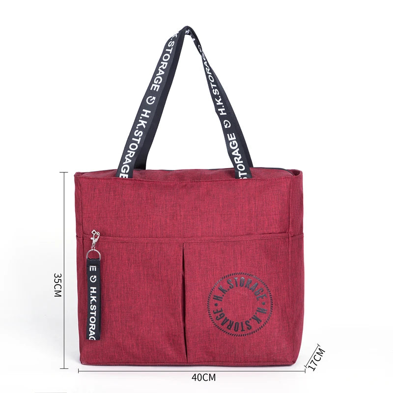 Large Capacity Waterproof Totes Nylon Weekend Bag