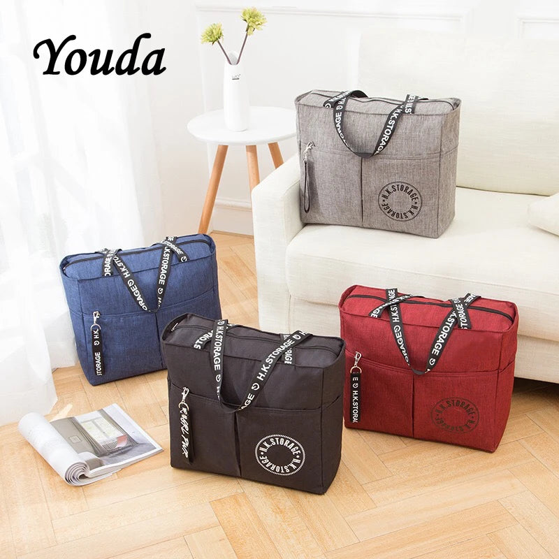 Large Capacity Waterproof Totes Nylon Weekend Bag
