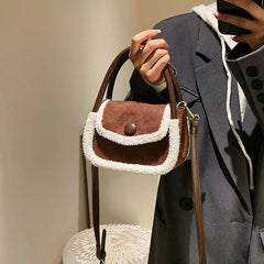 Small Square Messenger Bag Ladies Leather Shoulder Bags