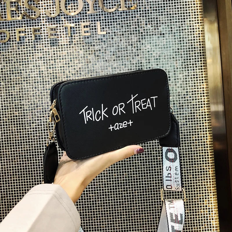 Retro Women Handbags Ladies Tote Sweet Letters Literary Hand