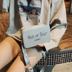 Retro Women Handbags Ladies Tote Sweet Letters Literary Hand