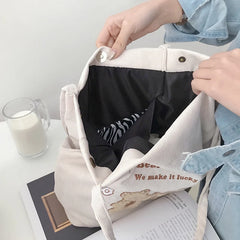 Winter Bear Shoulder Bag for Women