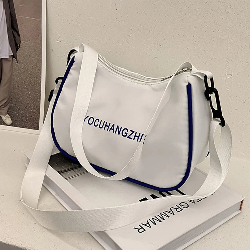 Spring Small Bag Female Japanese Sports and Leisure Letter Printing