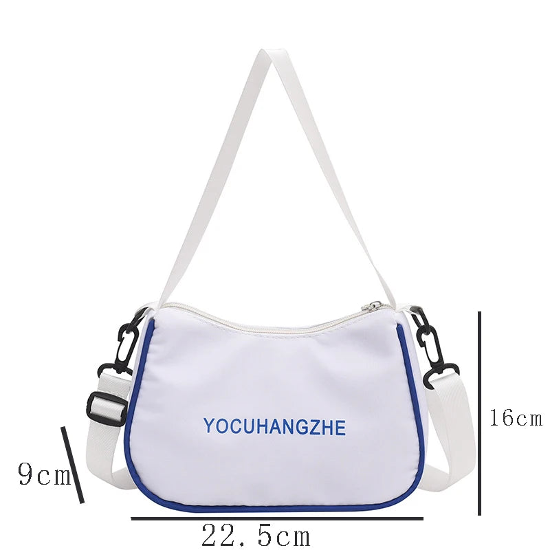 Spring Small Bag Female Japanese Sports and Leisure Letter Printing
