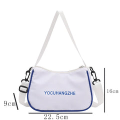Spring Small Bag Female Japanese Sports and Leisure Letter Printing