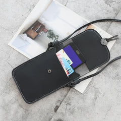 Retro Touch Screen Mobile Phone Bag Women Chain Messenger PU Shoulder Bag