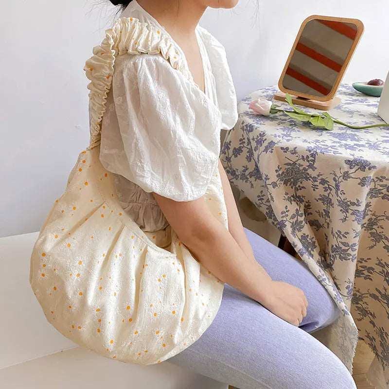 Women Shoulder Bag Large Capacity Tote Handbag Reusable Shopping Bags