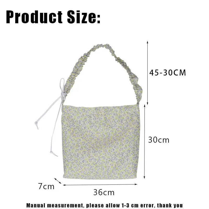 Women Flower Jacquard Messenger Bag Casual Tote School Shoulder B