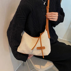 Canvas Shoulder Bag Casual Tote Handbag Zipper Messenger Bags