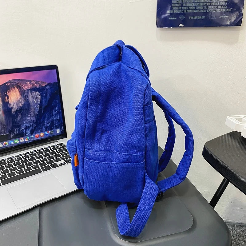 Girls Canvas Backpack Small Bag for Teenage Girls Casual