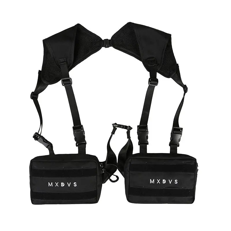 Girls Street Hip Hop Chest Bag Tactical Vest Waist Pack Rig Bags