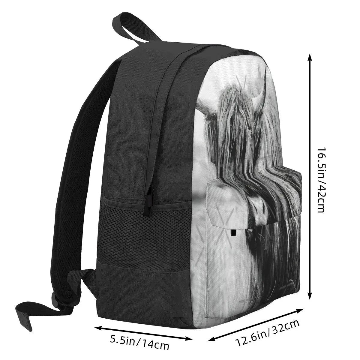 Highland Cow Backpack for Travel and Hiking