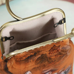 Vintage Cheongsam Bag Ladies Antique Shoulder Bags Printing Versatile