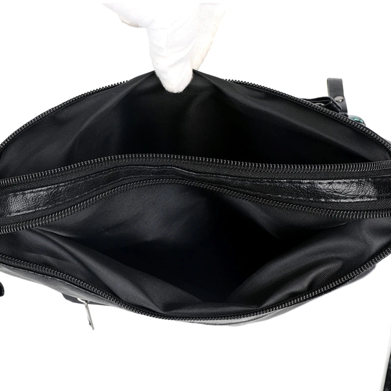 Large Capacity Ladies Shoulder Bag with Pendant Crossbody Bag