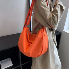 Japanese Style Canvas Crossbody Bag with Japanese Floral Design
