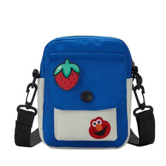Youth Girl Street Messenger Bag Women Cartoon Canvas Shoulder Bag