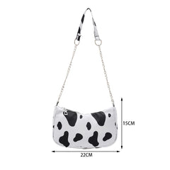 Youth Ladies Nylon Underarm Tote Bag Purse