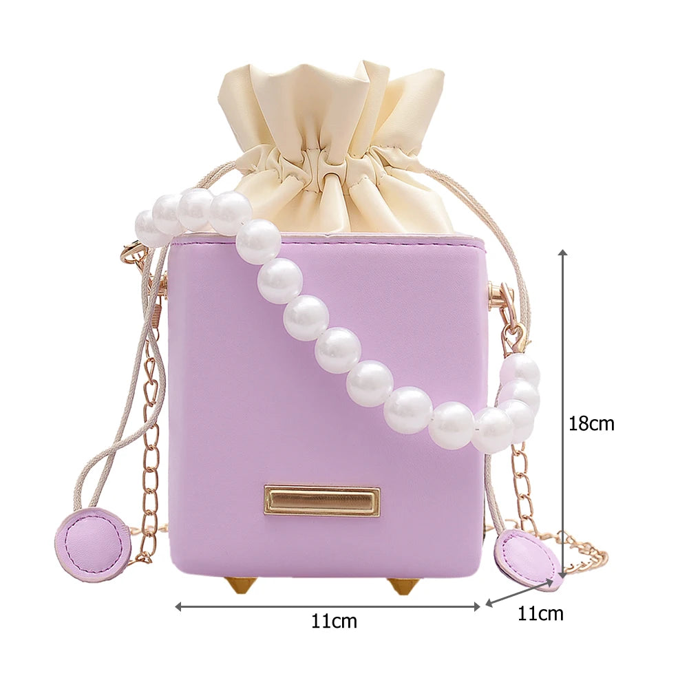 Women PU Leather Shoulder Crossbody Bags Mini Totes Handbags