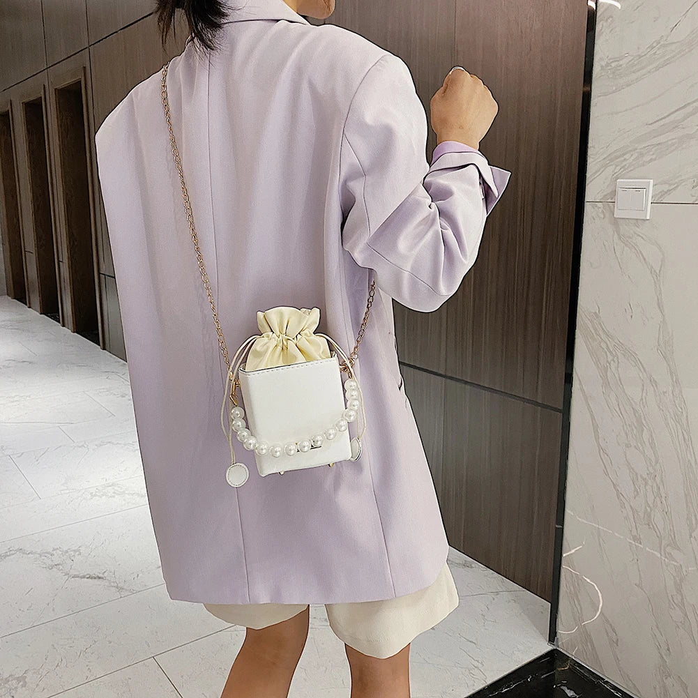 Women PU Leather Shoulder Crossbody Bags Mini Totes Handbags