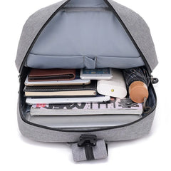Youth Men USB Charging Backpack School Casual Sling Chest Bag Boys Travel Bag