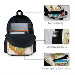 Yukihira 2 Backpacks Men's & Women's Plain Backpack Bags