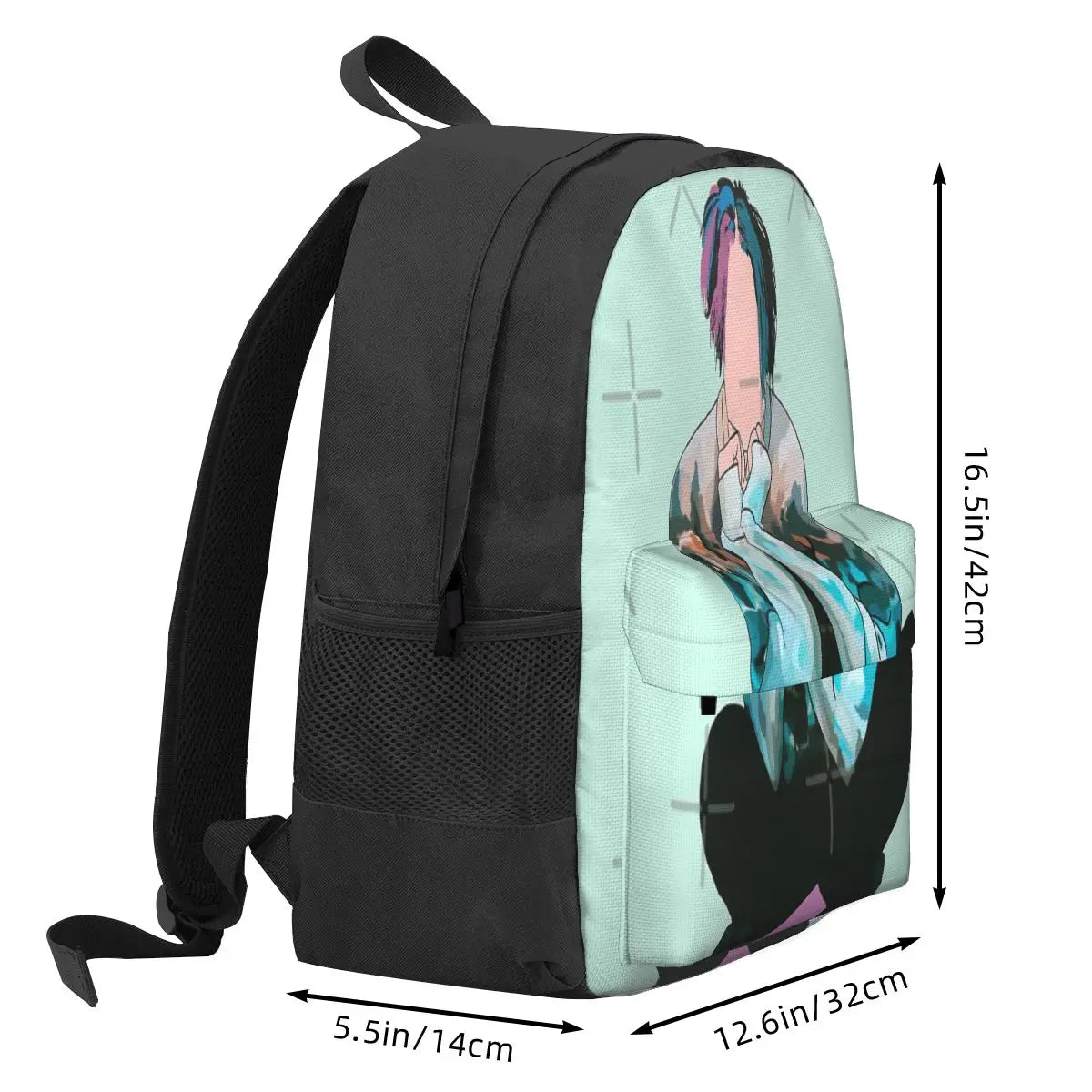 Yungblud Weird Backpacks Men's & Women's Bags Personalised with Zip & Pockets