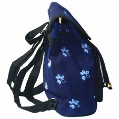 Yunnan National Style Floral Print Cotton Backpack