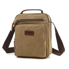 Z.L.D.Handmade Shoulder Bag Large Capacity Canvas Messenger Handbag