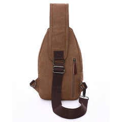 Z.L.D. Lady Shoulder Messenger Bag Washable Canvas Chest Crossbody Bolso Sac