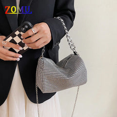 ZOMU Rhinestone Shoulder Bag
