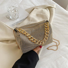ZOMU Rhinestone Shoulder Bag