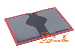 ZONGSHU Ukrainian Passport Case Silver Printing Pu Leather Passport Cover
